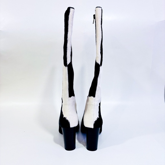 I.N.C. INTERNATIONAL CONCEPTS – Palmina calf hair dress boots | Black & white * - Picture 3 of 8